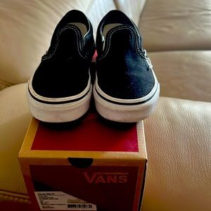 Classic slip on vans black size 11